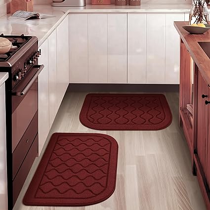18×27 Inch Made of 100% Polypropylene Non Skid Washable Kitchen Rug