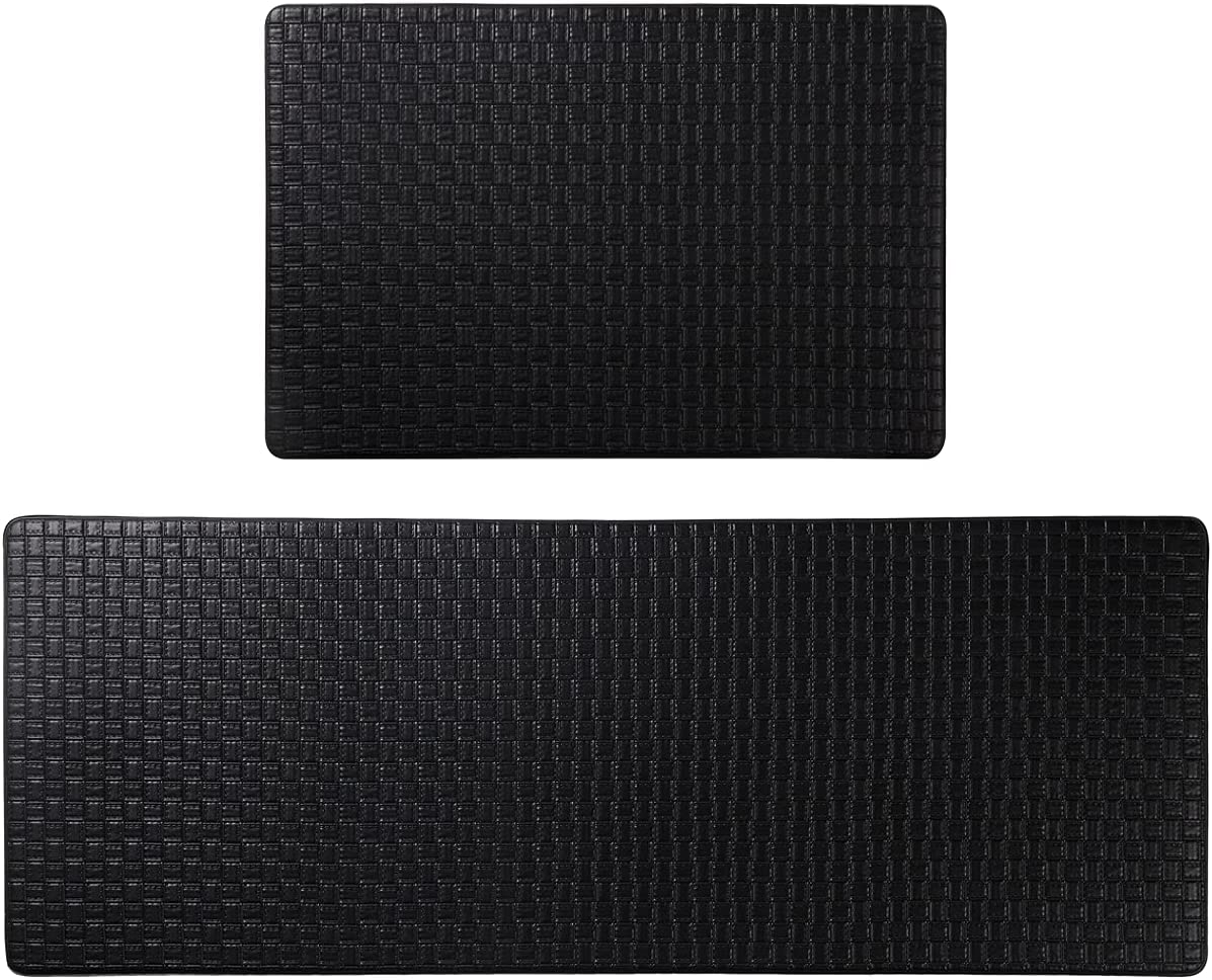 Anti Fatigue PVC Kitchen Floor Mat and Rug, 17"x30"+17"x47",