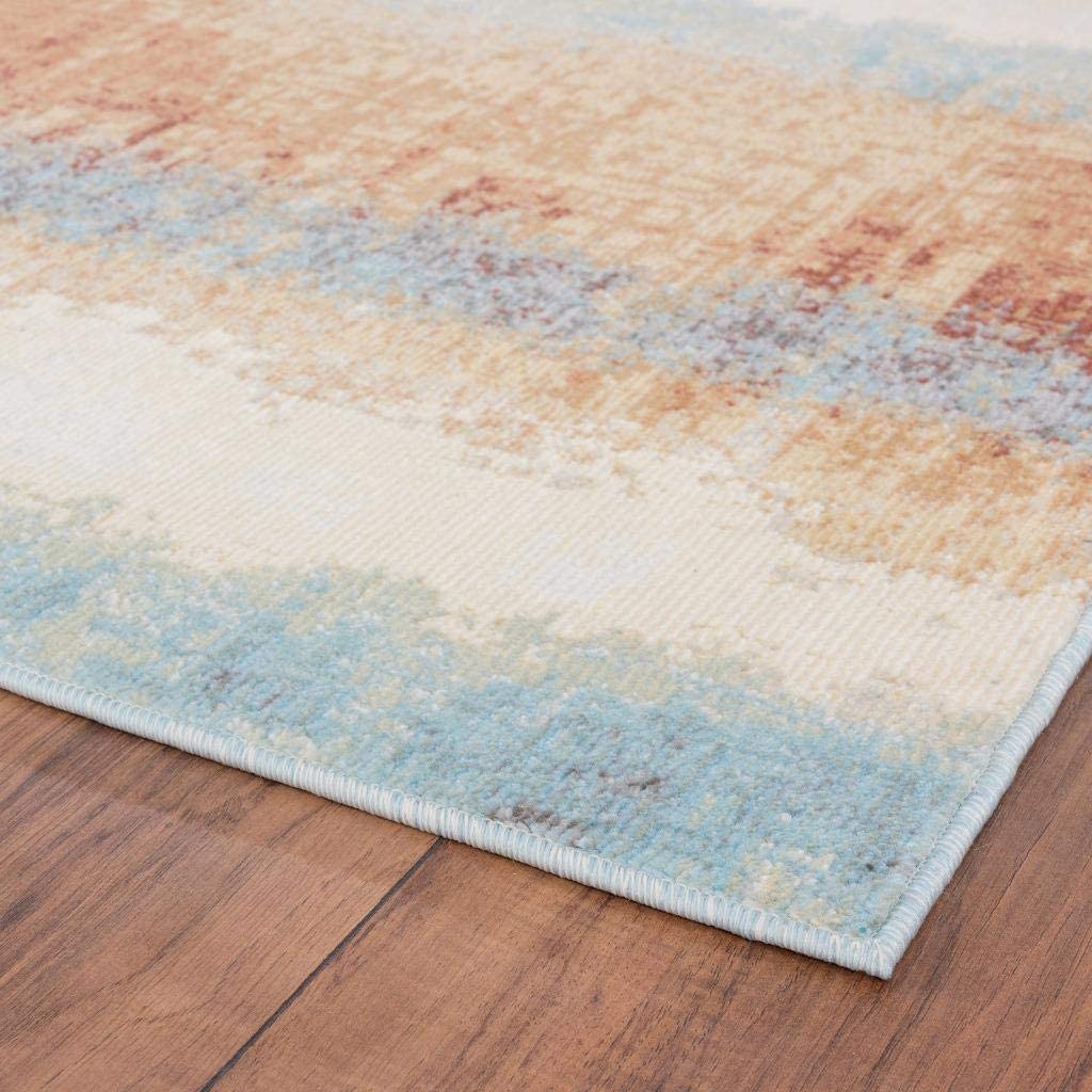 Aquabury Rustic Distressed Multi Indoor/Outdoor Area Rug