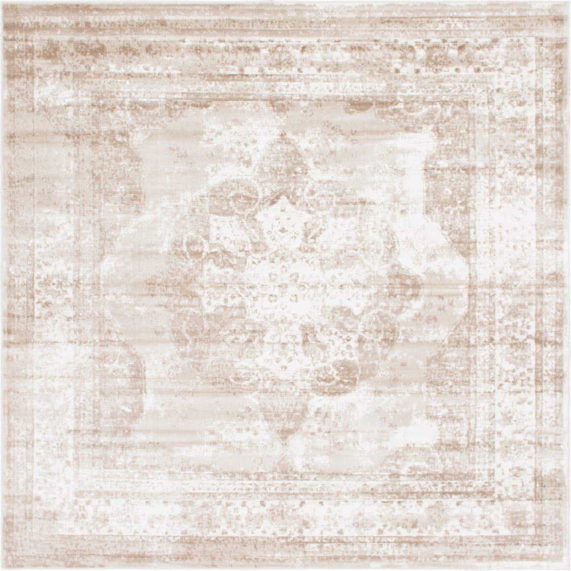 Vintage Distressed Beige Soft Area Rugs