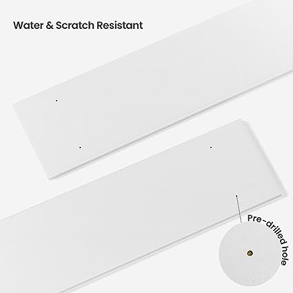 1.5 Inch Large Floating Shelves for Home Decor Set of 2