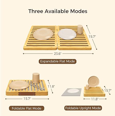 Fast Drying Diatomaceous Earth Stone Mat, Absorbing Instant Dry Sink Rack for Dishes, Cups and More