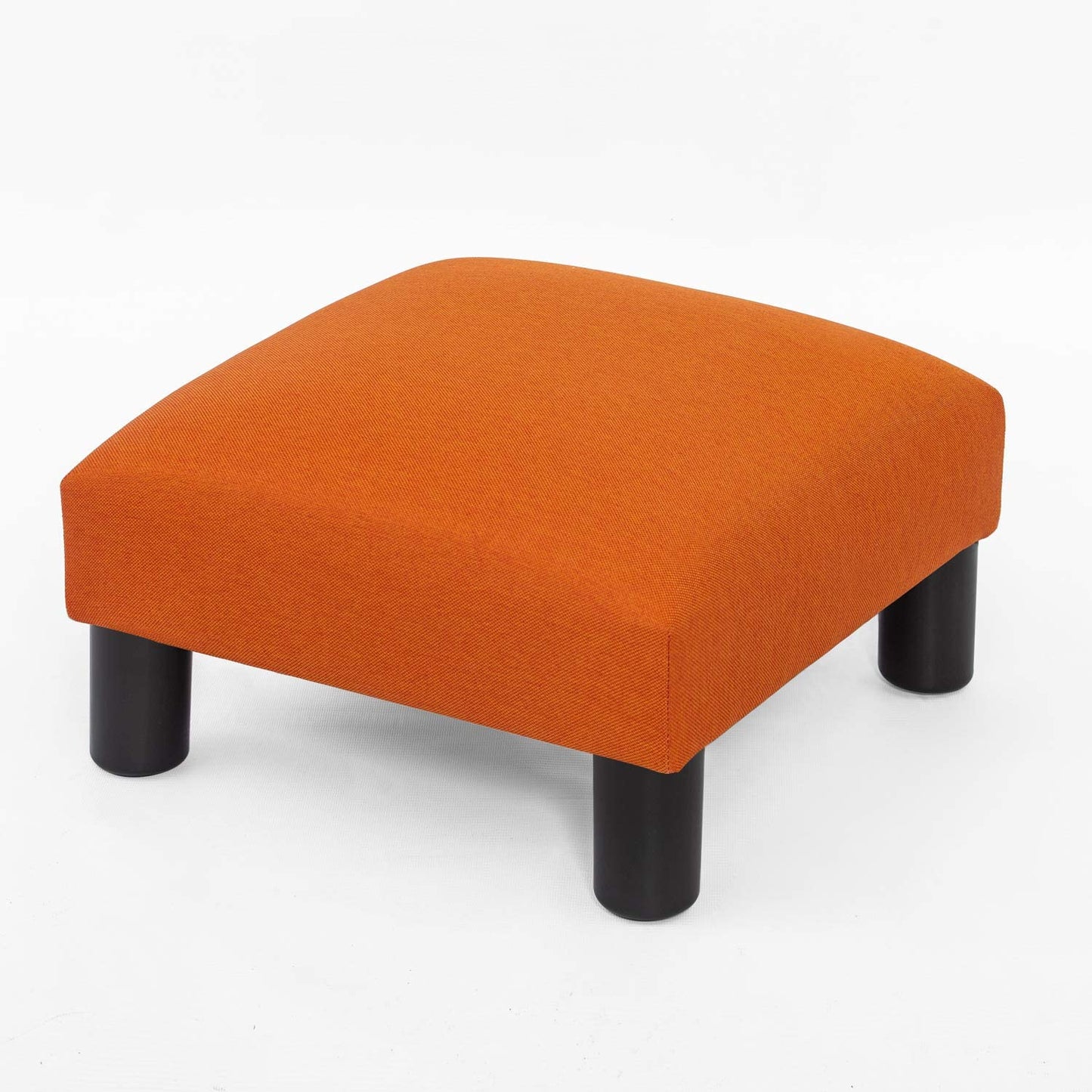 Ottoman Footrest Stool Small PU Leather Square Footstool