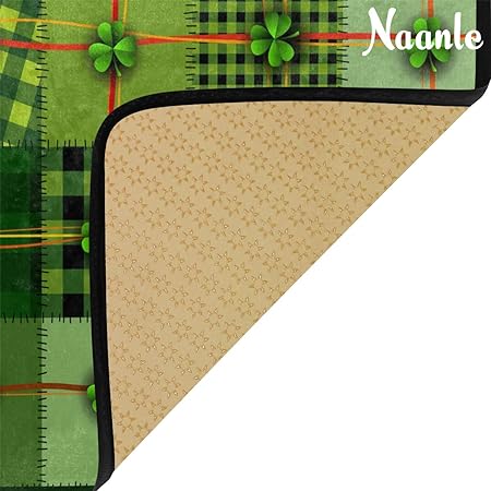 4th of July Anti Fatigue American Flag Non Slip Absorbent Floor Carpet Yoga Mat (3' in Diameter)
