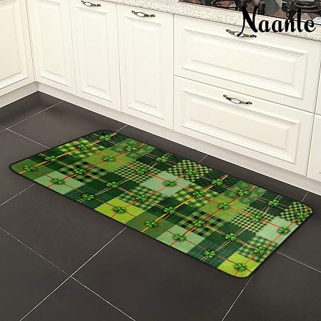 4th of July Anti Fatigue American Flag Non Slip Absorbent Floor Carpet Yoga Mat (3' in Diameter)
