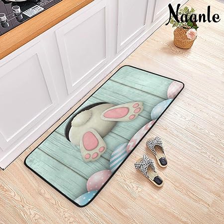 4th of July Anti Fatigue American Flag Non Slip Absorbent Floor Carpet Yoga Mat (3' in Diameter)