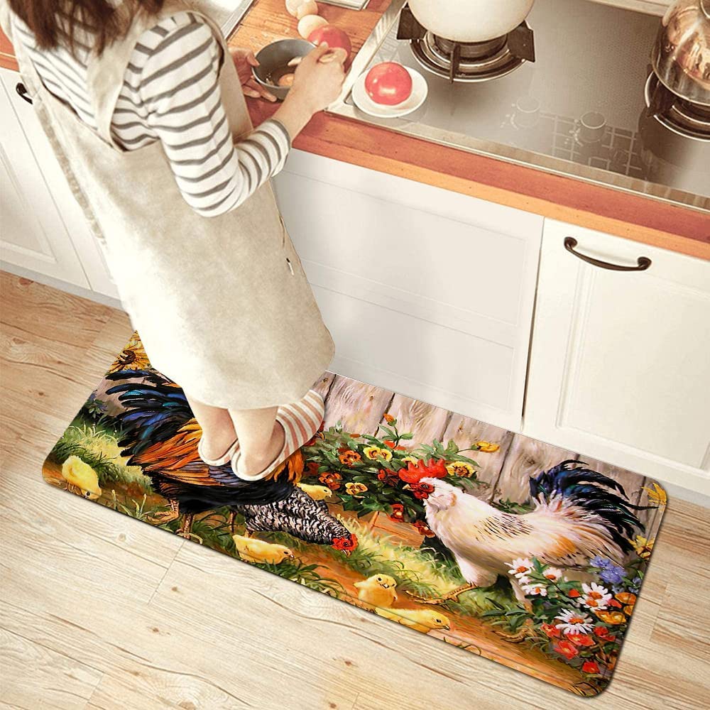 Home Decor Memory Foam Anti-Fatigue Non Slip Area Rug - 47.2" x 17.7"