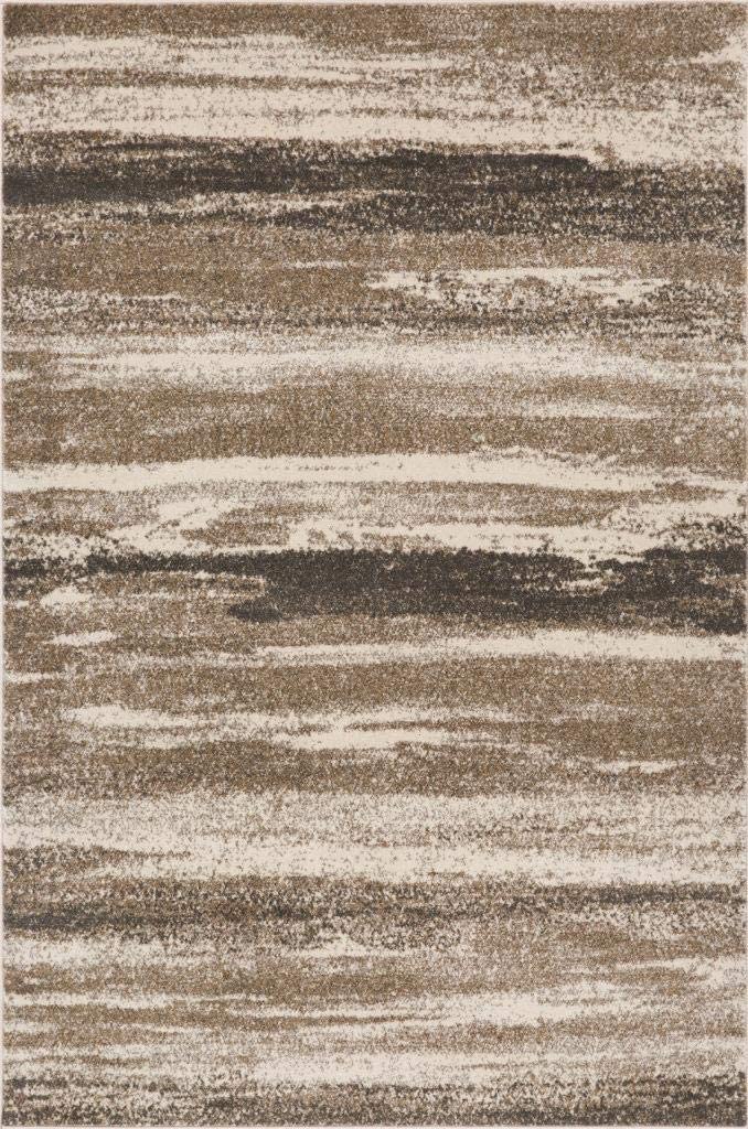 Modern Abstract Beige Soft Area Rug