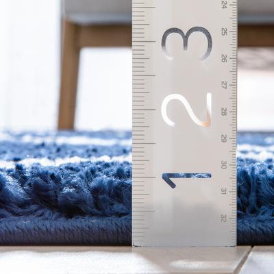 Blue Modern Soft Area Rug