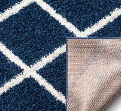 Blue Modern Soft Area Rug
