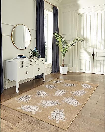 Carmel Indoor Outdoor Rug Comfortable & Durable, Power Loomed, Polypropylene Material, UV Stabilized, Styled Rug