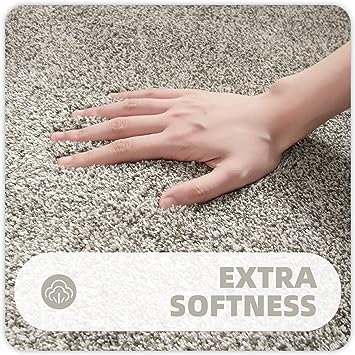 1.7x4 Feet Bedside Rugs Floor Rugs for Bedroom, Machine Washable Extra Soft Comfortable Carpet for Bedroom, Non-Slip Small Area Rug for Kids Puppy Home Decor Aesthetic, Beige