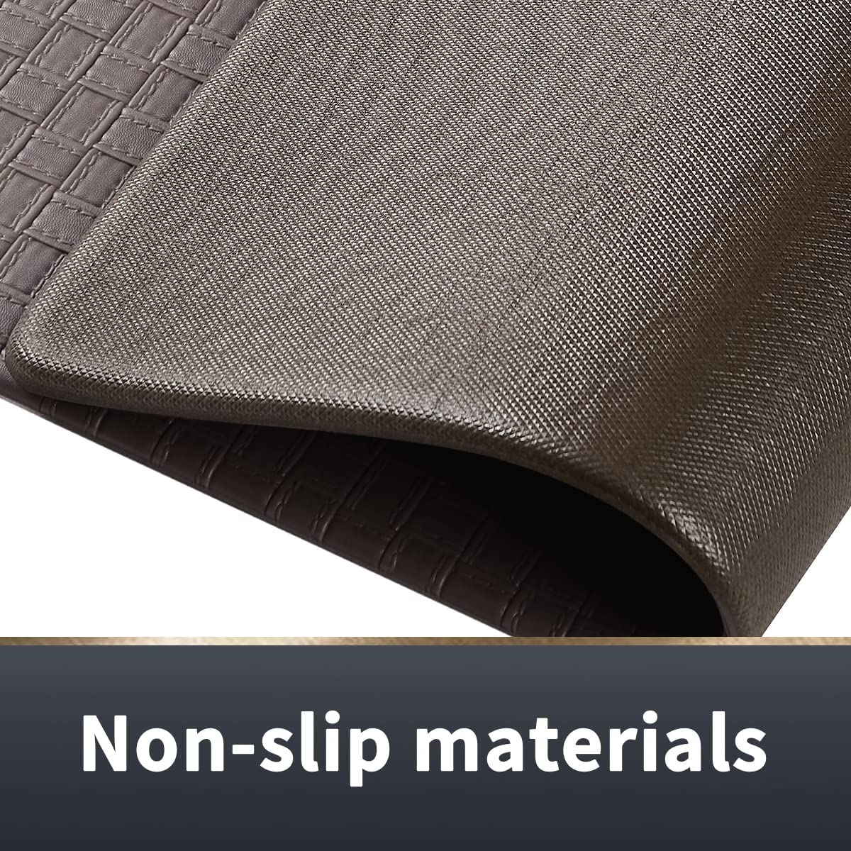 Anti Fatigue PVC Kitchen Floor Mat and Rug, 17"x30"+17"x47",