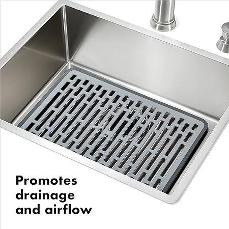 Good Grips Silicone Sink Mat - Small,Silver