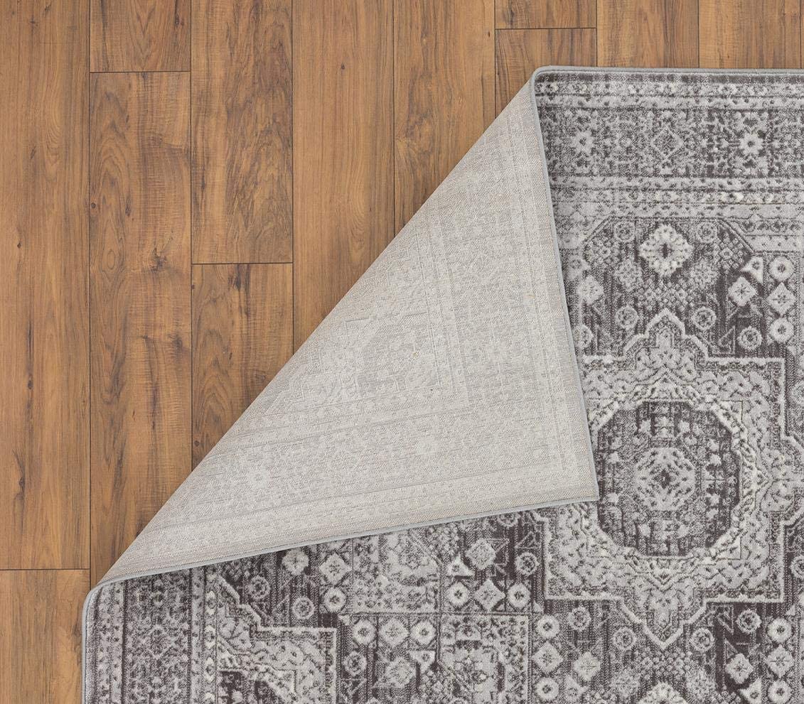 Oriental Gray 8x10 Soft Area Rug