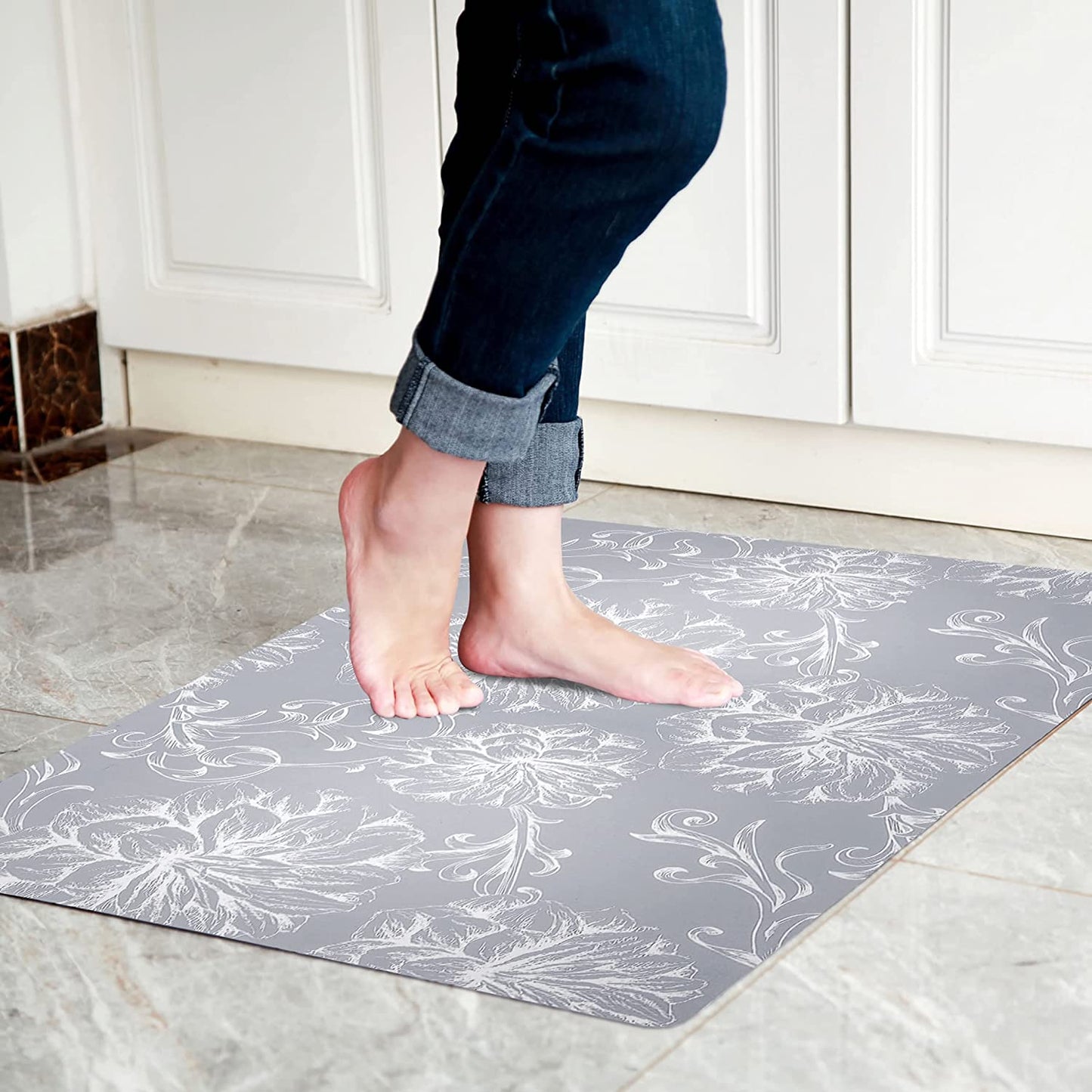 1/10 Inch Ultra Thin Front Door Washable Mat
