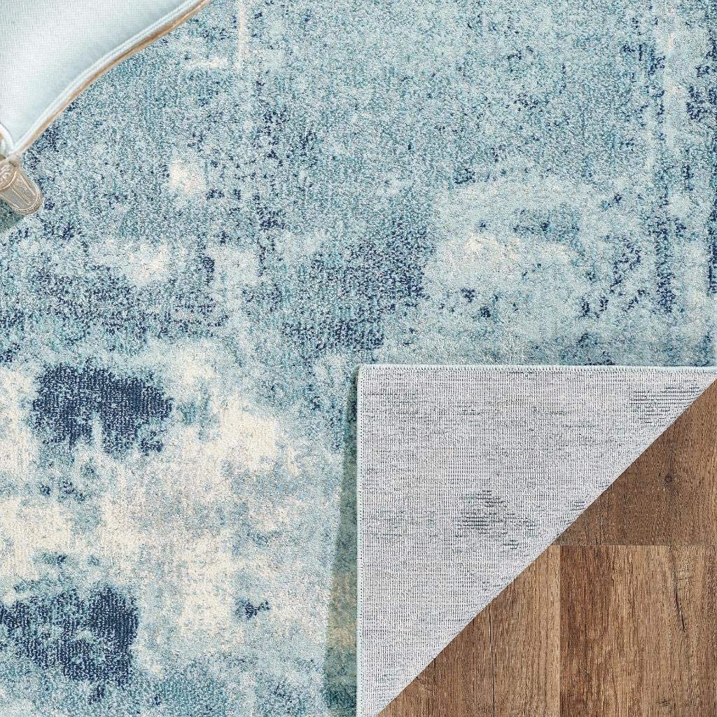 Kingsbury Collection Abstract Gray Modern Area Rug