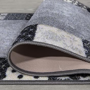 Machine Washable Wrinkle Free Coffee Cup Design Cotton 2 x 5 Kitchen Runner Rug (20" x 59", Beige)