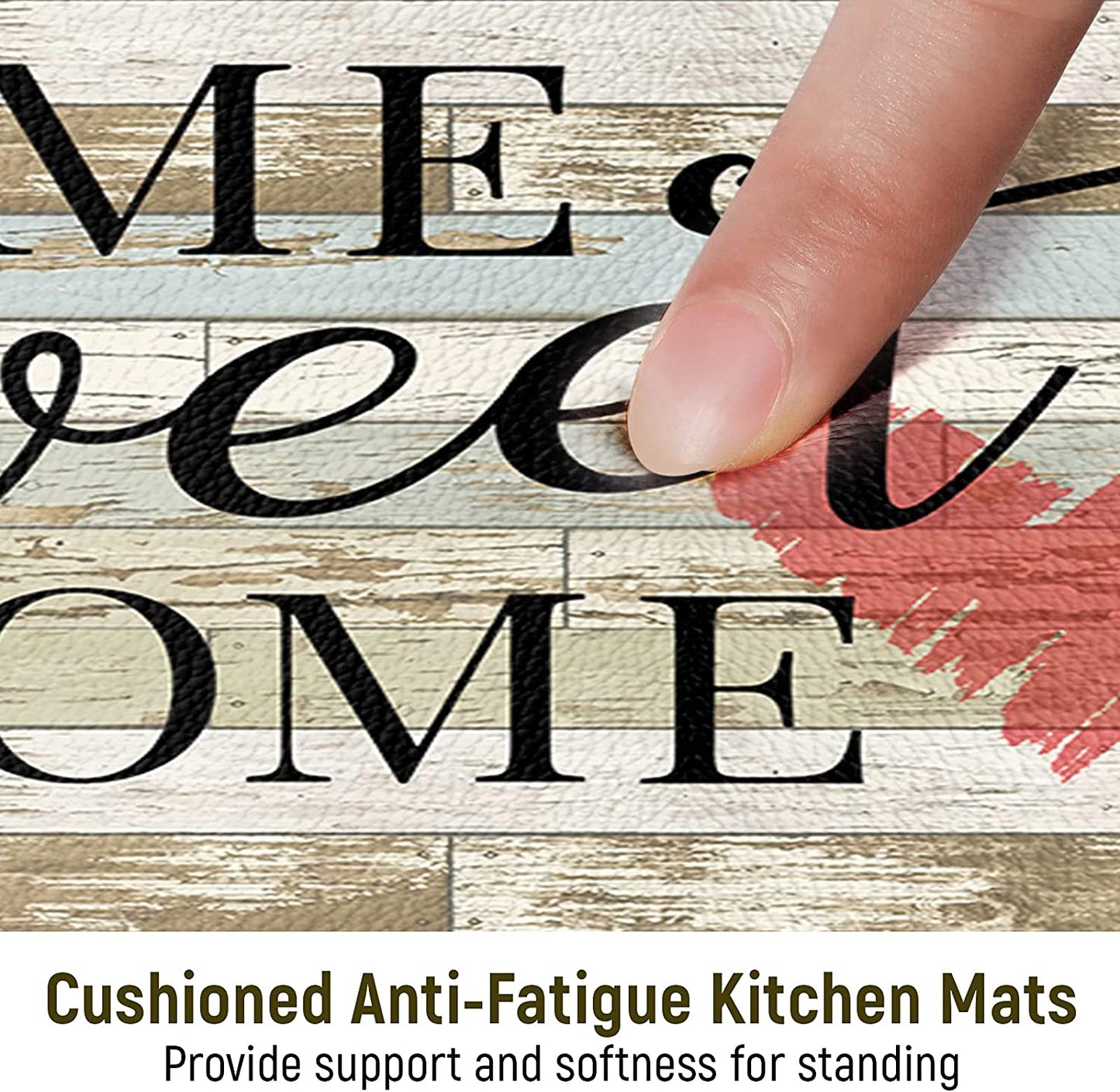 Set of 2, Anti-Fatigue Non-Slip , Waterproof Standing, Kitchen Floor Mats