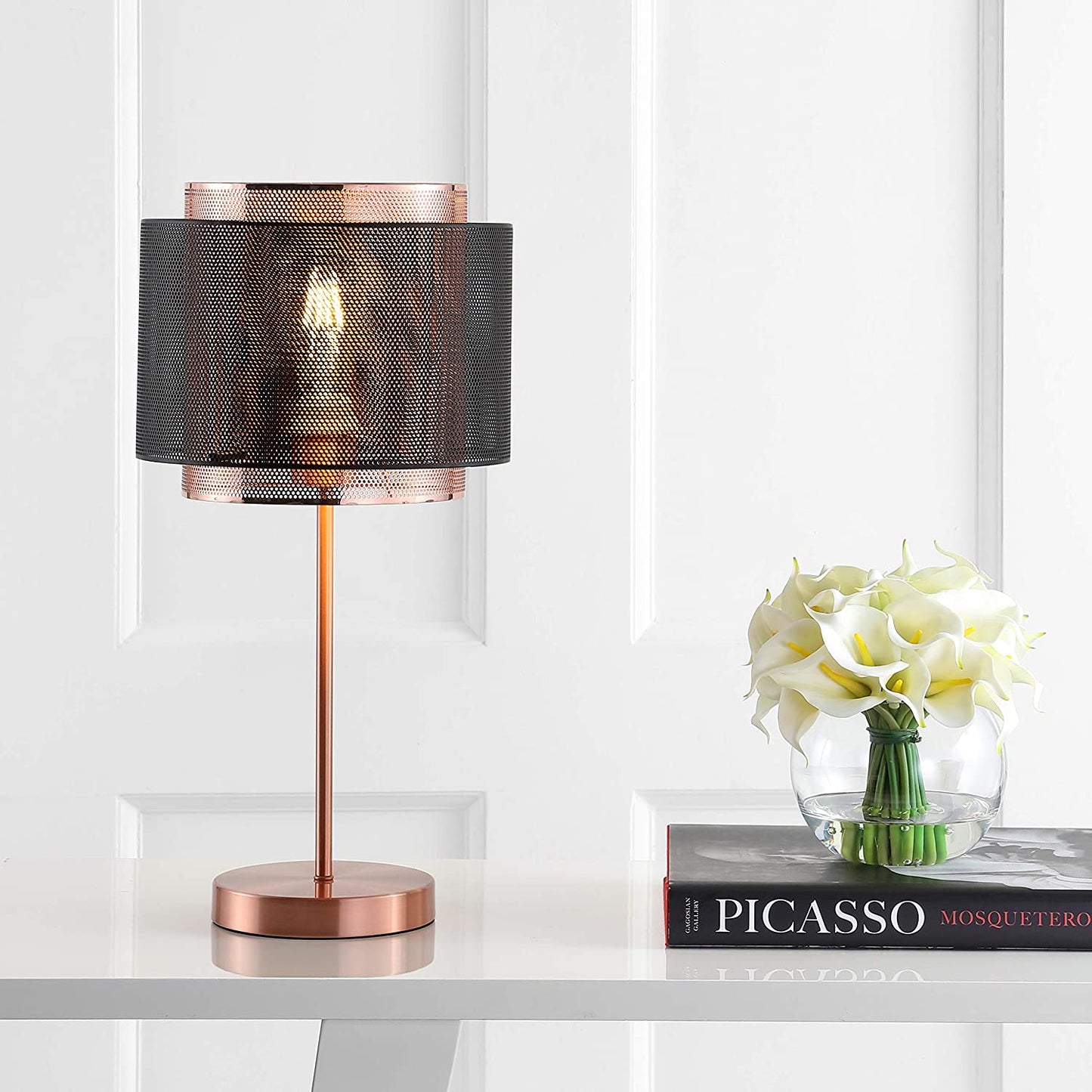 Tribeca 19.7" Metal LED Lamp Copper