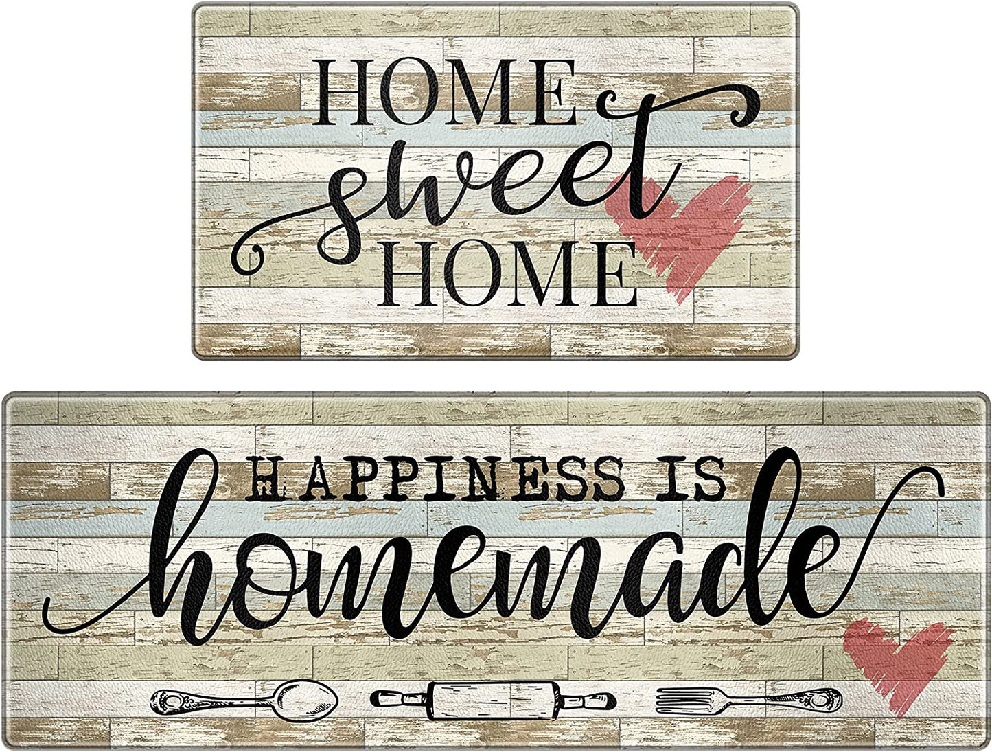Set of 2, Anti-Fatigue Non-Slip , Waterproof Standing, Kitchen Floor Mats