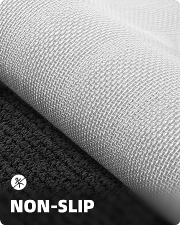 20"x32" Dark Grey Front Inside Absorbent Floor Mat, Non Slip Washable Entryway Rug