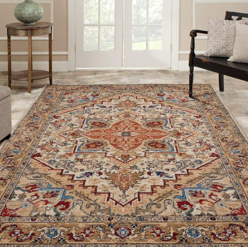 Howell Collection Oriental Ivory Soft Area Rug