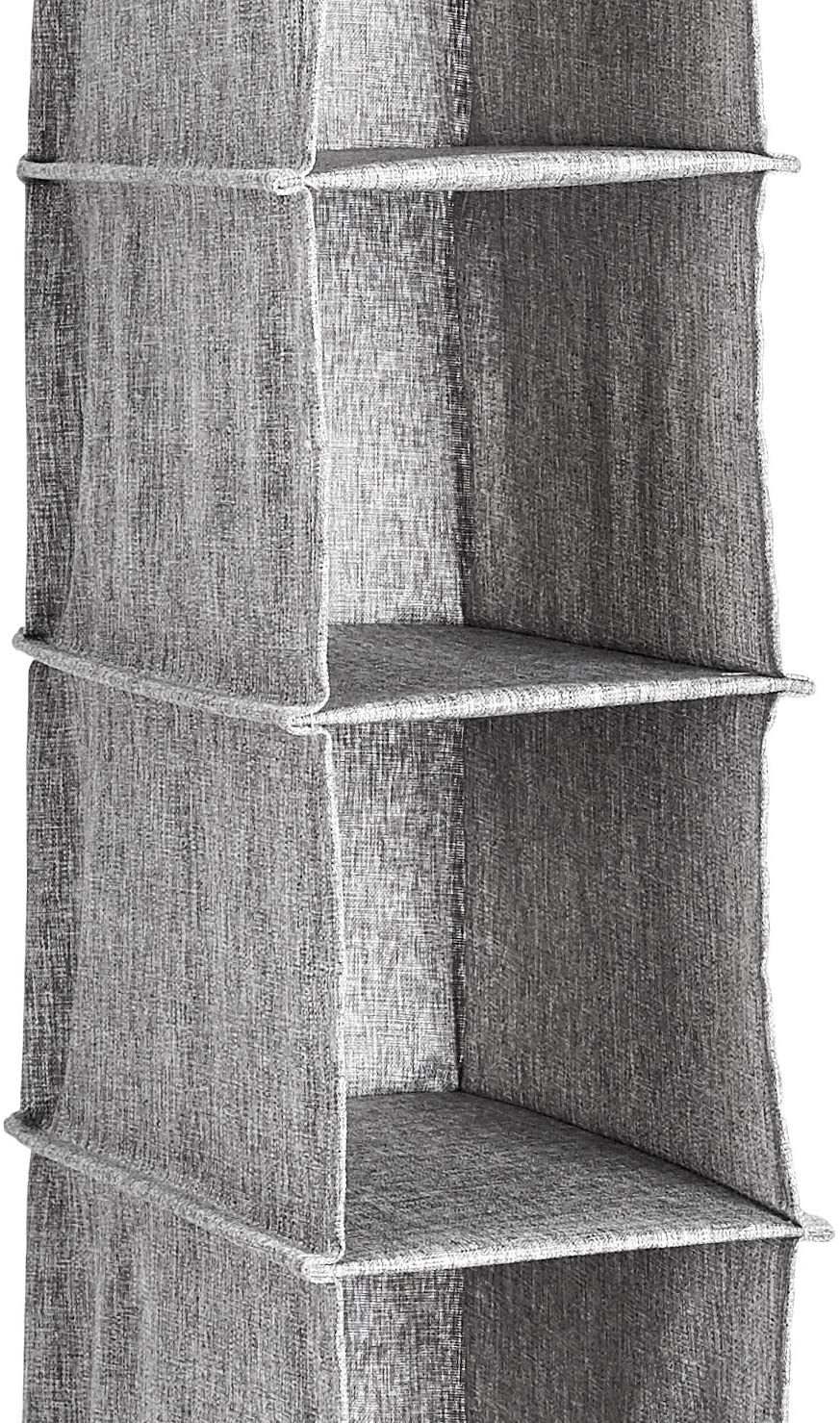 Hanging Closet Shelf - 10-Tier, Heather Grey