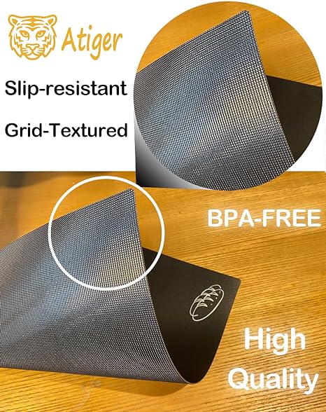 Cutting Boards for Kitchen Chopping Board - Plastic Cutting Mat Extra Thick Flexible Cutting Board Set of 4 Dishwasher Safe Nonslip Large Food Board for Countertop Color Mats with Handle