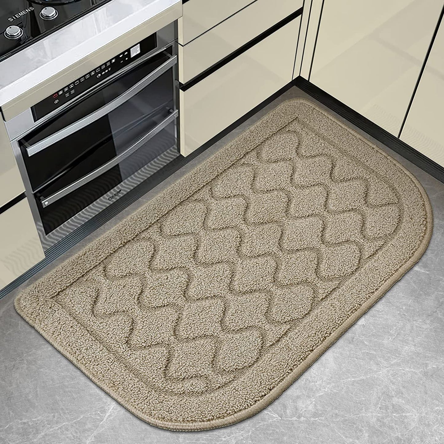 18×27 Inch Made of 100% Polypropylene Non Skid Washable Kitchen Rug