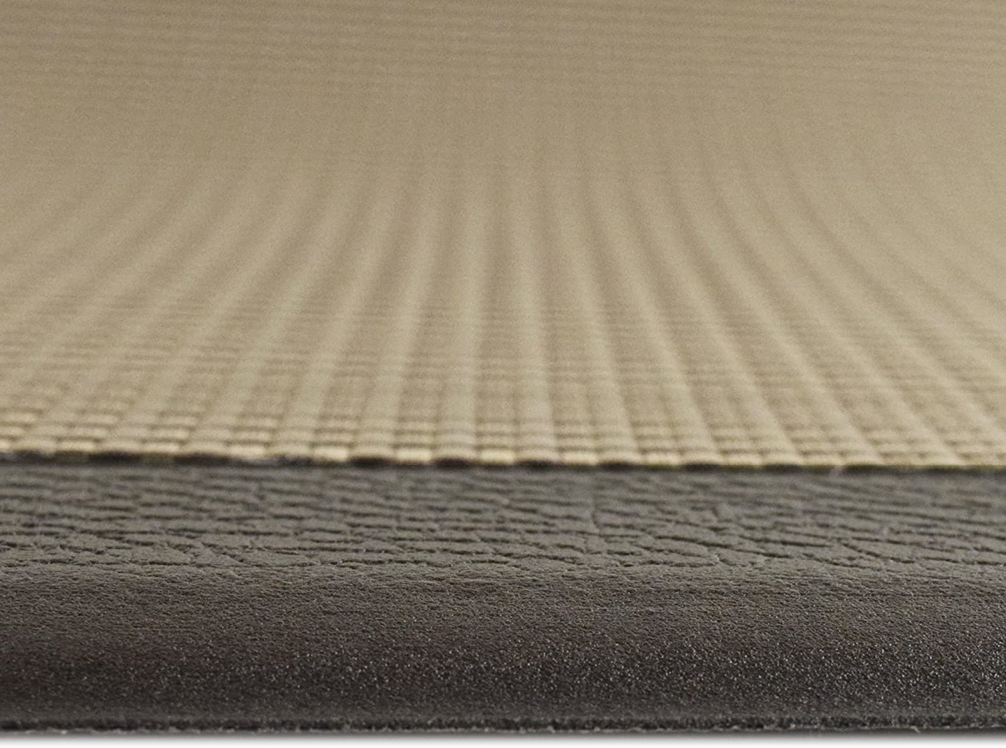 Ergonomic Anti Fatigue Workstation Memory Foam Mat in Stone 39"×20"×0.50" (L×W×H)
