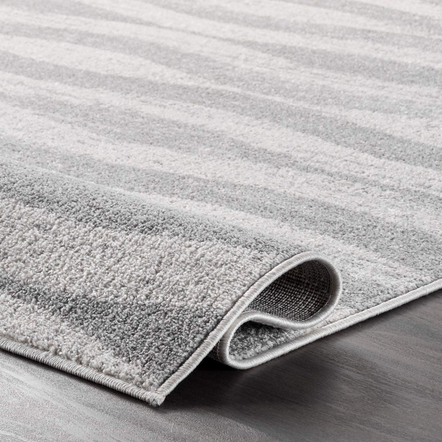 Contemporary Area Rug, Grey