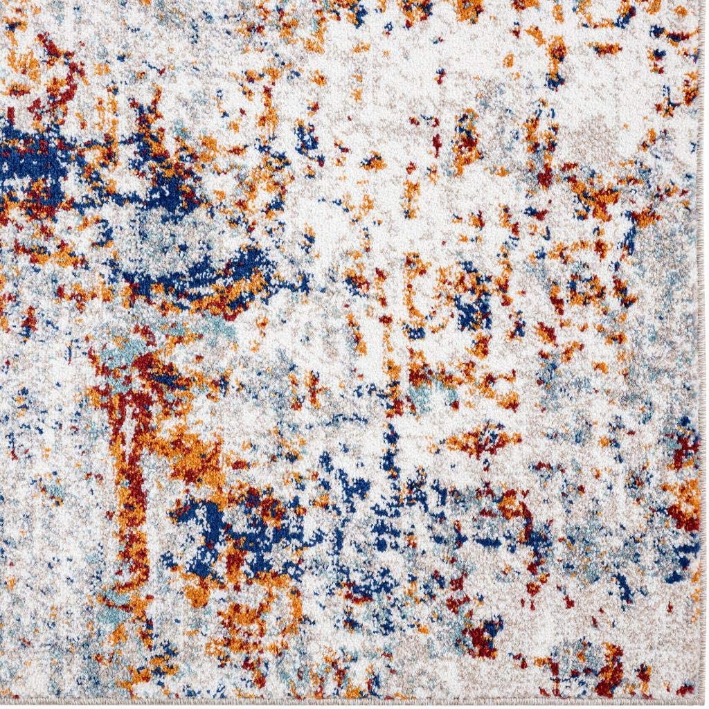 Beverly Collection Modern Soft Area Rug Multicolor
