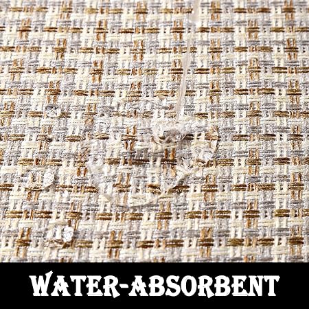 Set of 2 Twill Non Skid Washable Farmhouse Kitchen Floor Mats, 20"x32 + 20"x48