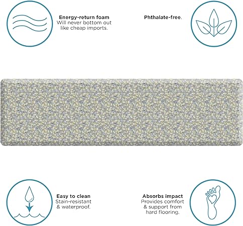 Designer Comfort Orchard Almond Kitchen Mat 20x72