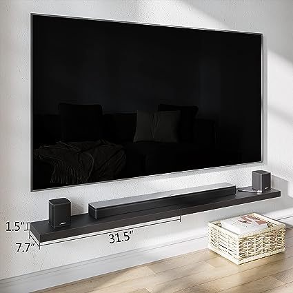 Set L24xW6 Decor Wall Mounted Hanging Shelves