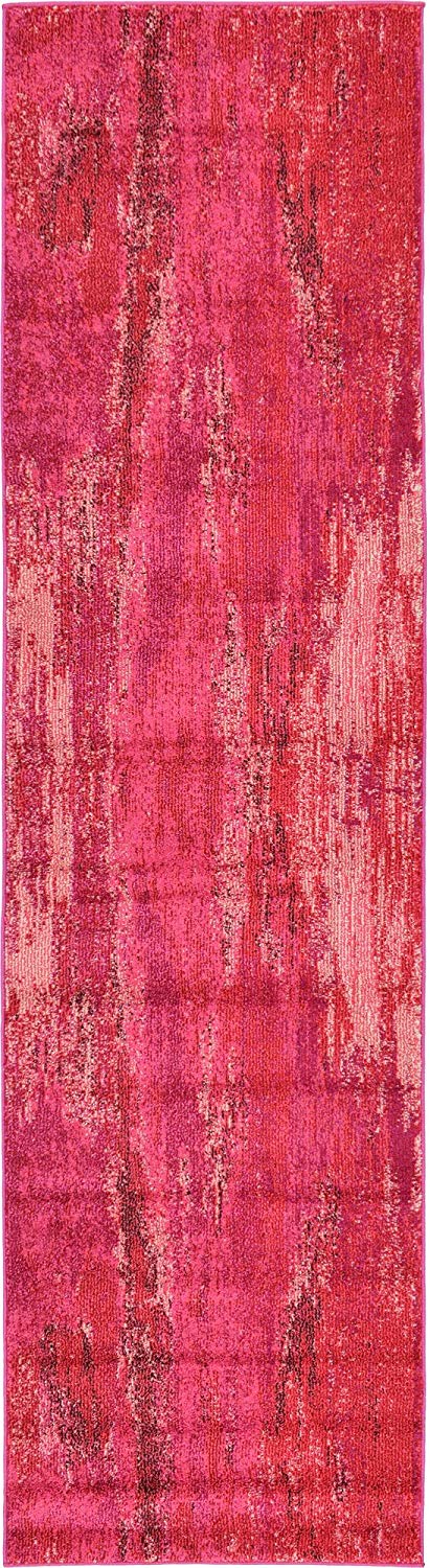 Bright Abstract Pink Magenta Soft Area Rug