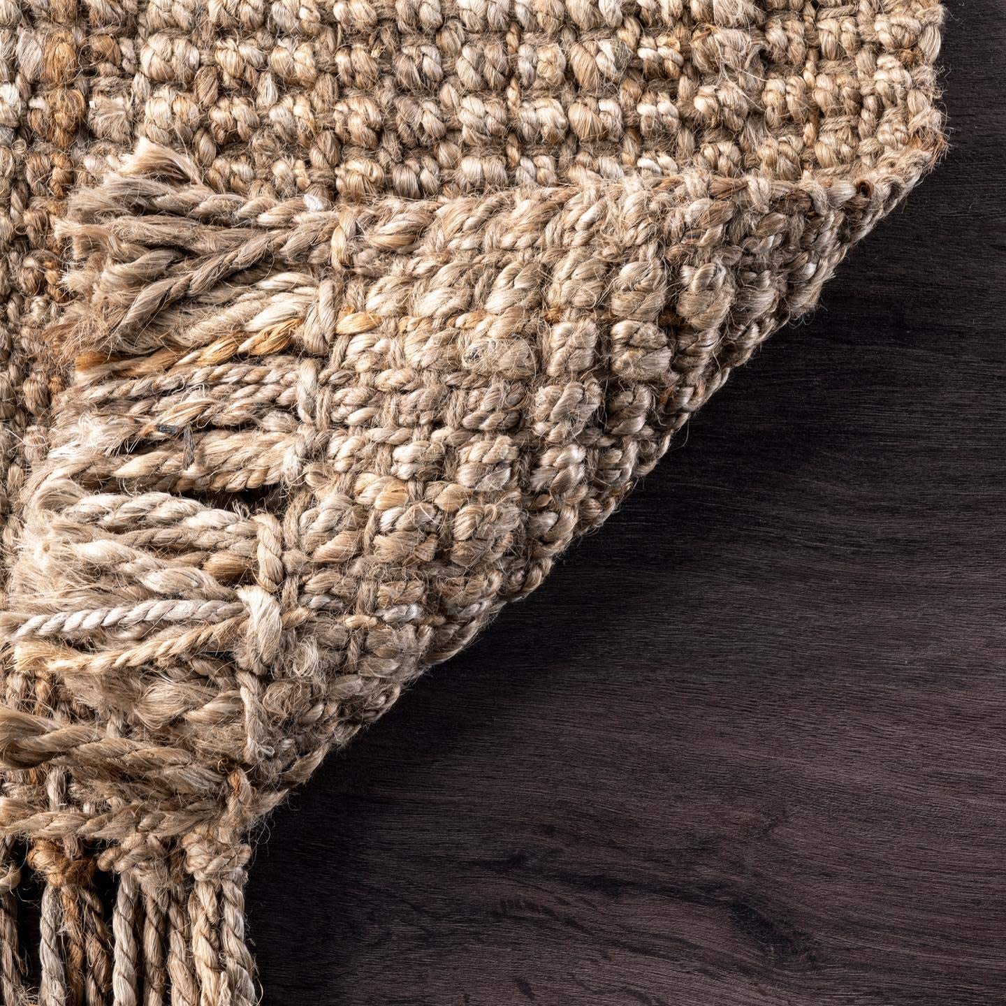 Chunky Loop Natural Jute Rug - Multiple sizes available