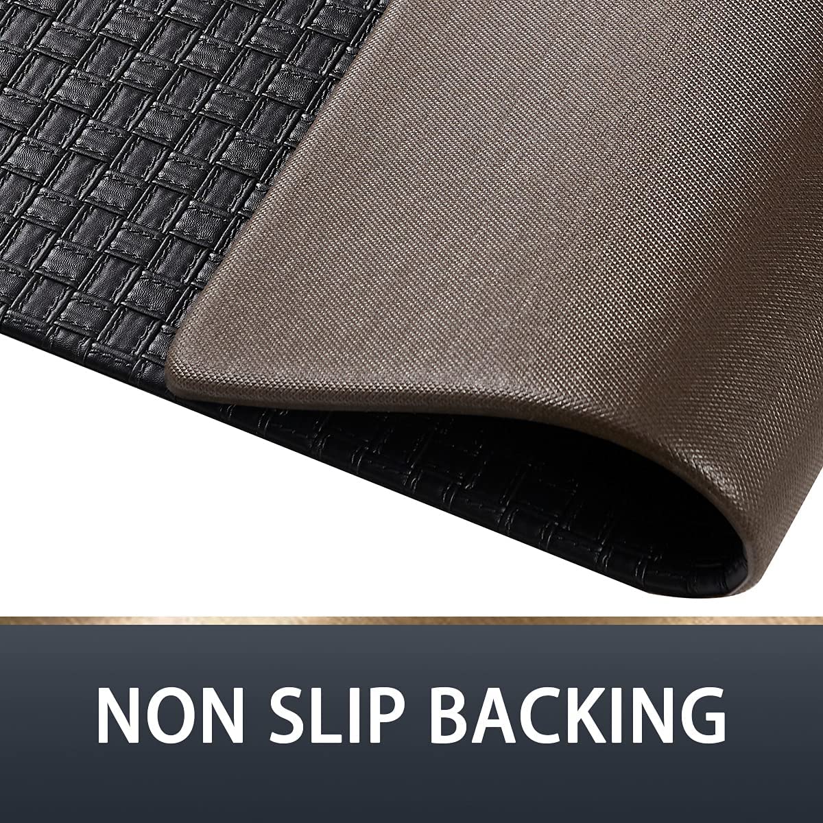 Anti Fatigue PVC Kitchen Floor Mat and Rug, 17"x30"+17"x47",