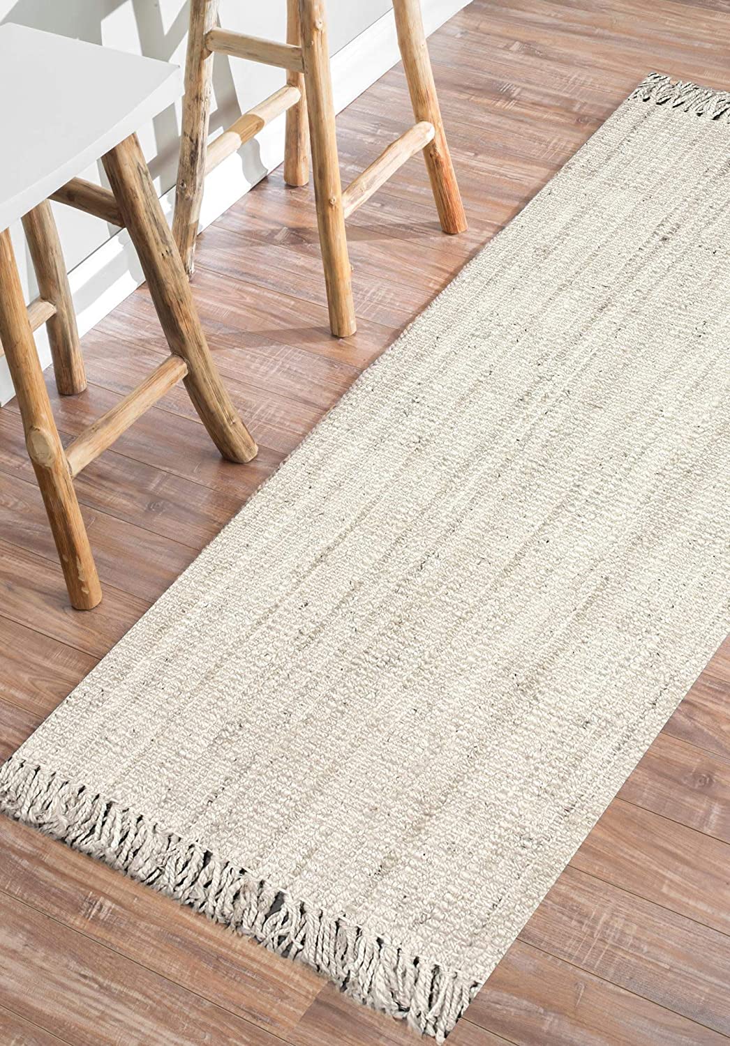 Chunky Loop off-White Jute Rug - Multiple sizes available