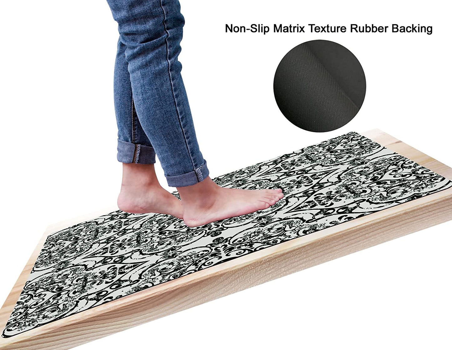 1/10 Inch Ultra Thin Front Door Washable Mat
