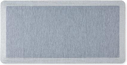 Mira Modern Heathered Anti-Fatigue Air-Infused Kitchen Mat, Beige, 19.6"x39"