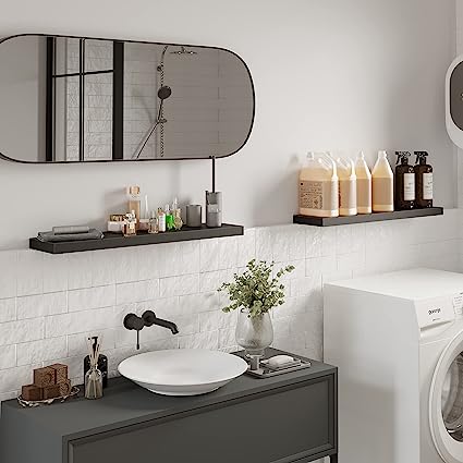 Set L24xW6 Decor Wall Mounted Hanging Shelves