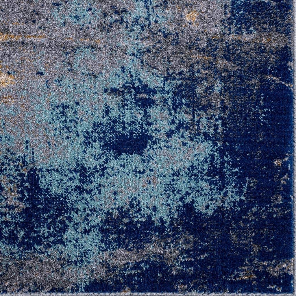 Beverly Modern Blue Soft Area Rug