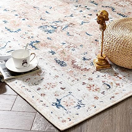 Brick Red Vintage Persian Traditional Area Rug