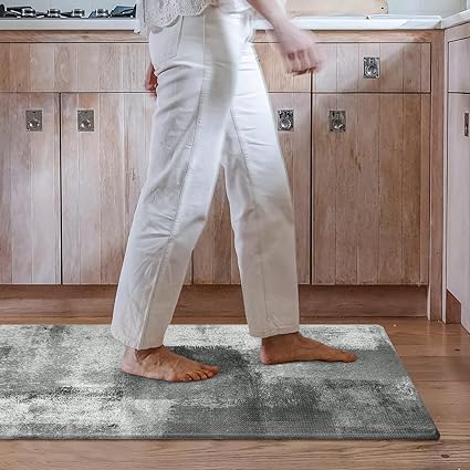 Boho Abstract Anti Fatigue Kitchen Rugs Sets of 2