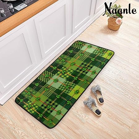 4th of July Anti Fatigue American Flag Non Slip Absorbent Floor Carpet Yoga Mat (3' in Diameter)