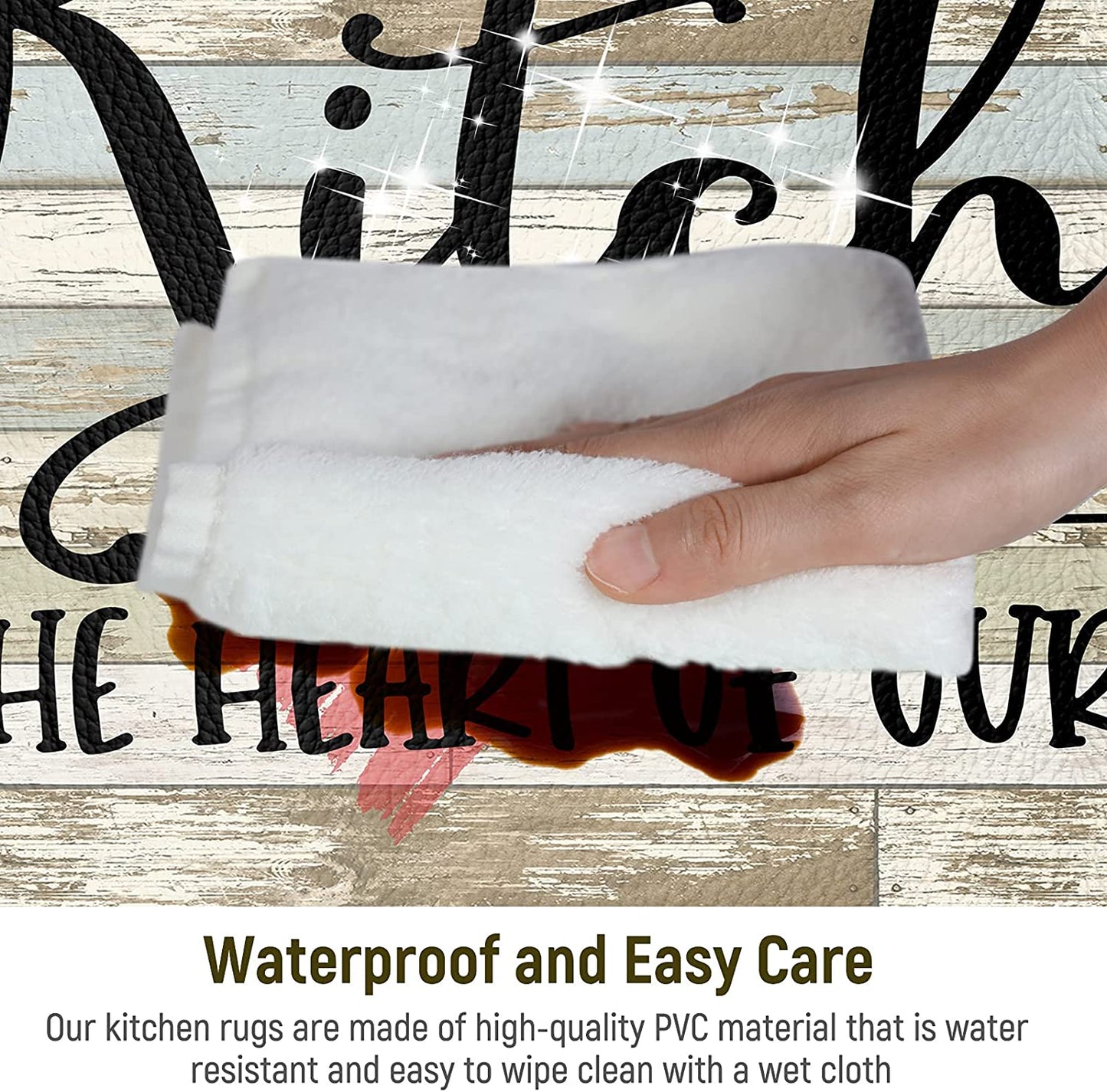 Set of 2, Anti-Fatigue Non-Slip , Waterproof Standing, Kitchen Floor Mats