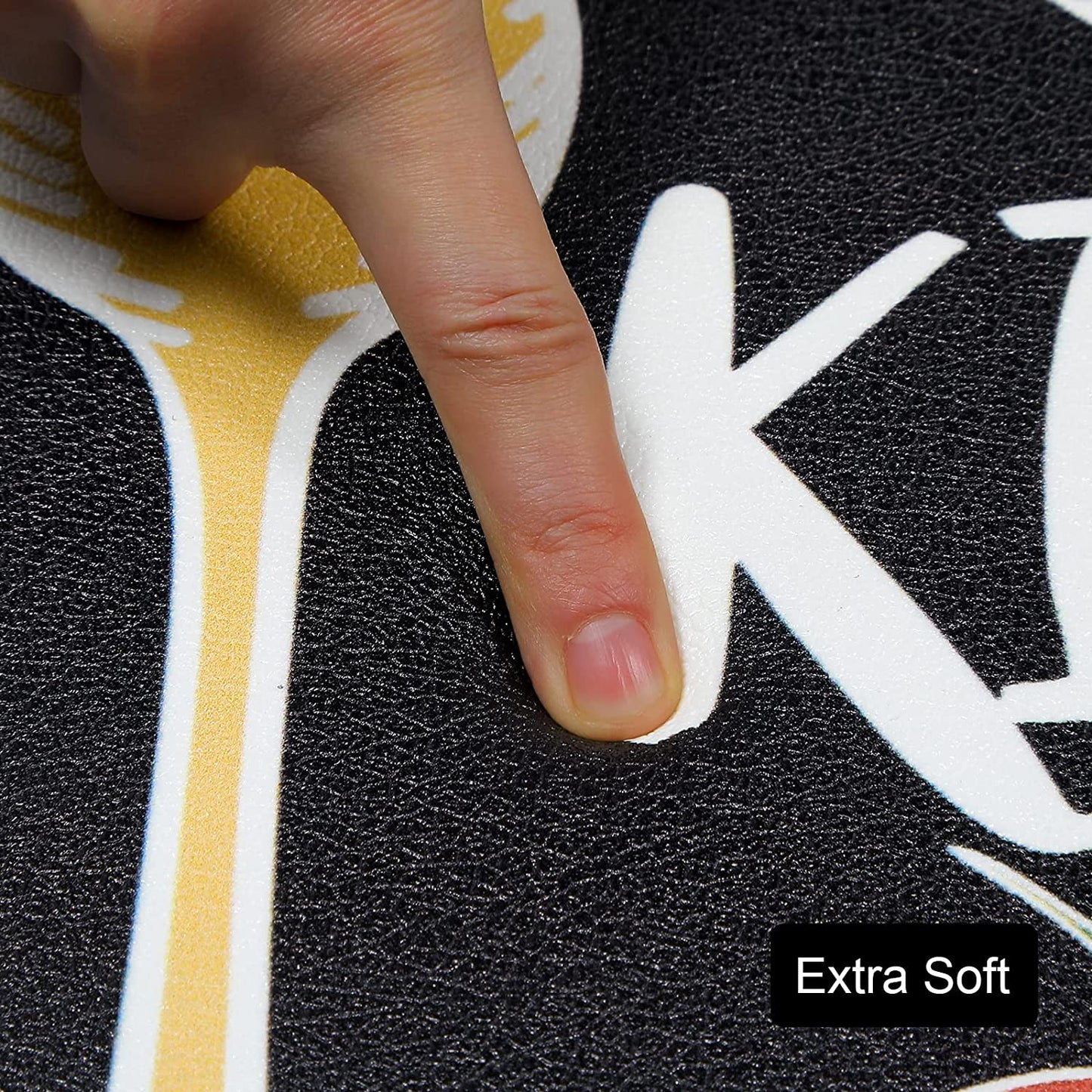 Anti Fatigue Kitchen Rug Sets 2 Piece Waterproof Non Slip Kitchen Floor Mats-17"x48"+17"x28"