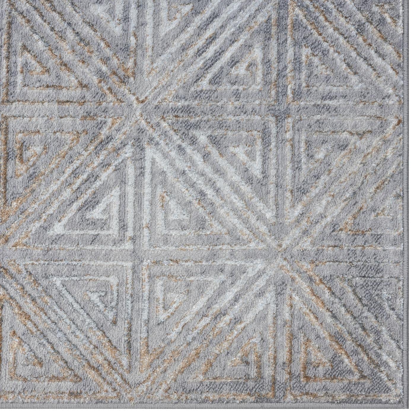 Florance Collection Vizon Modern Geometric Soft Area Rug